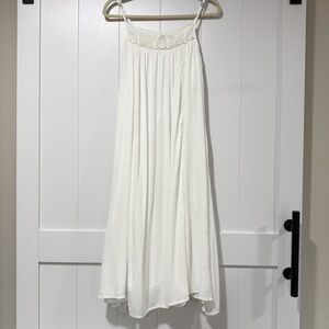 ✨ Rip Curl White Boho Crochet Midi Dress - Size Small ✨
